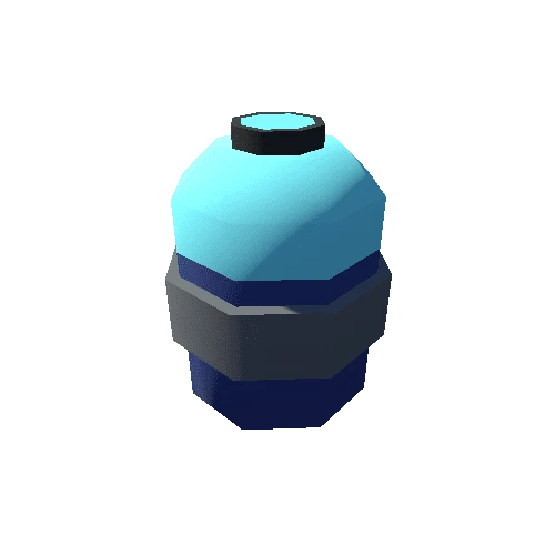 Bomb Projectile 01 Blue